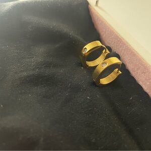 Elegant Gold Hoop Earrings